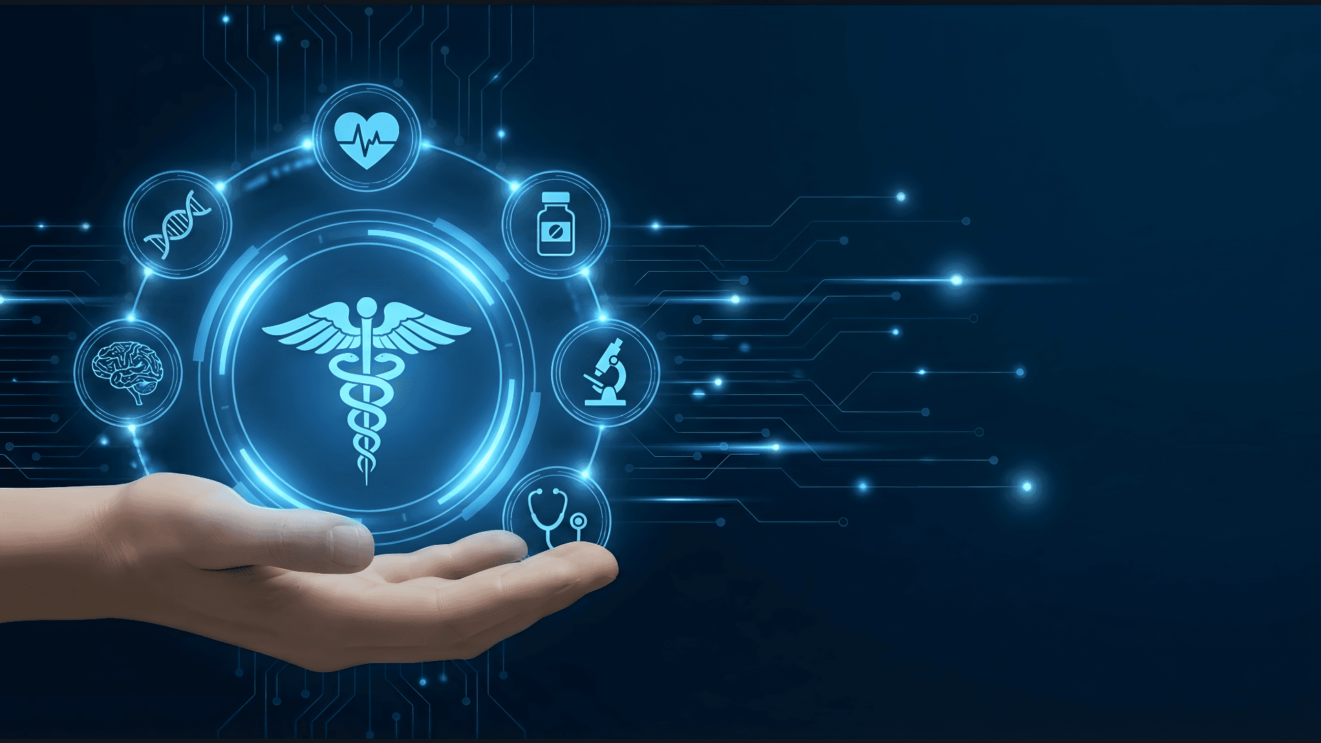 Healthcare: Accelerating Innovation with Generative AI industry AI solution visual