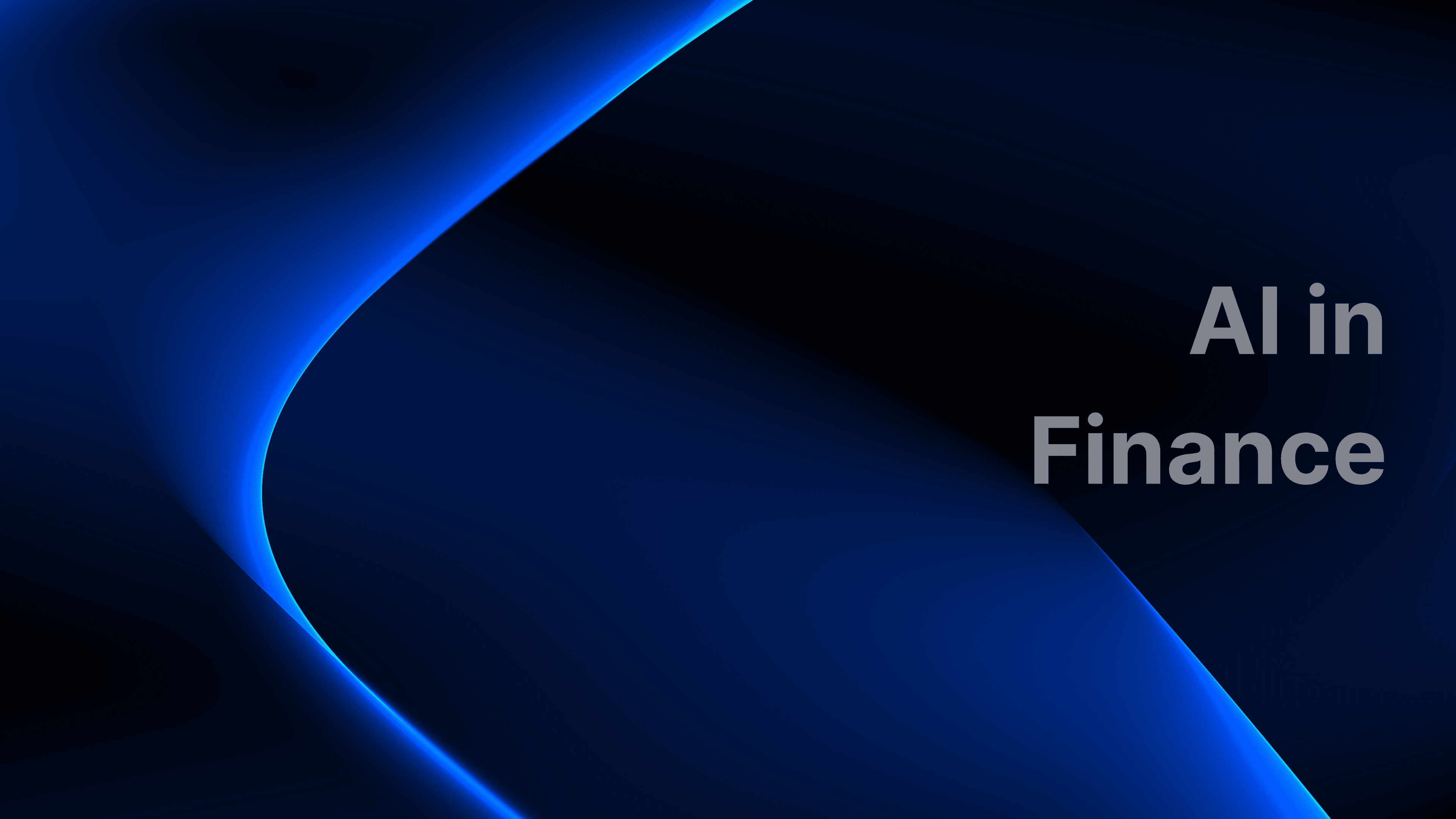 Enterprise AI for Finance Organizations hero background