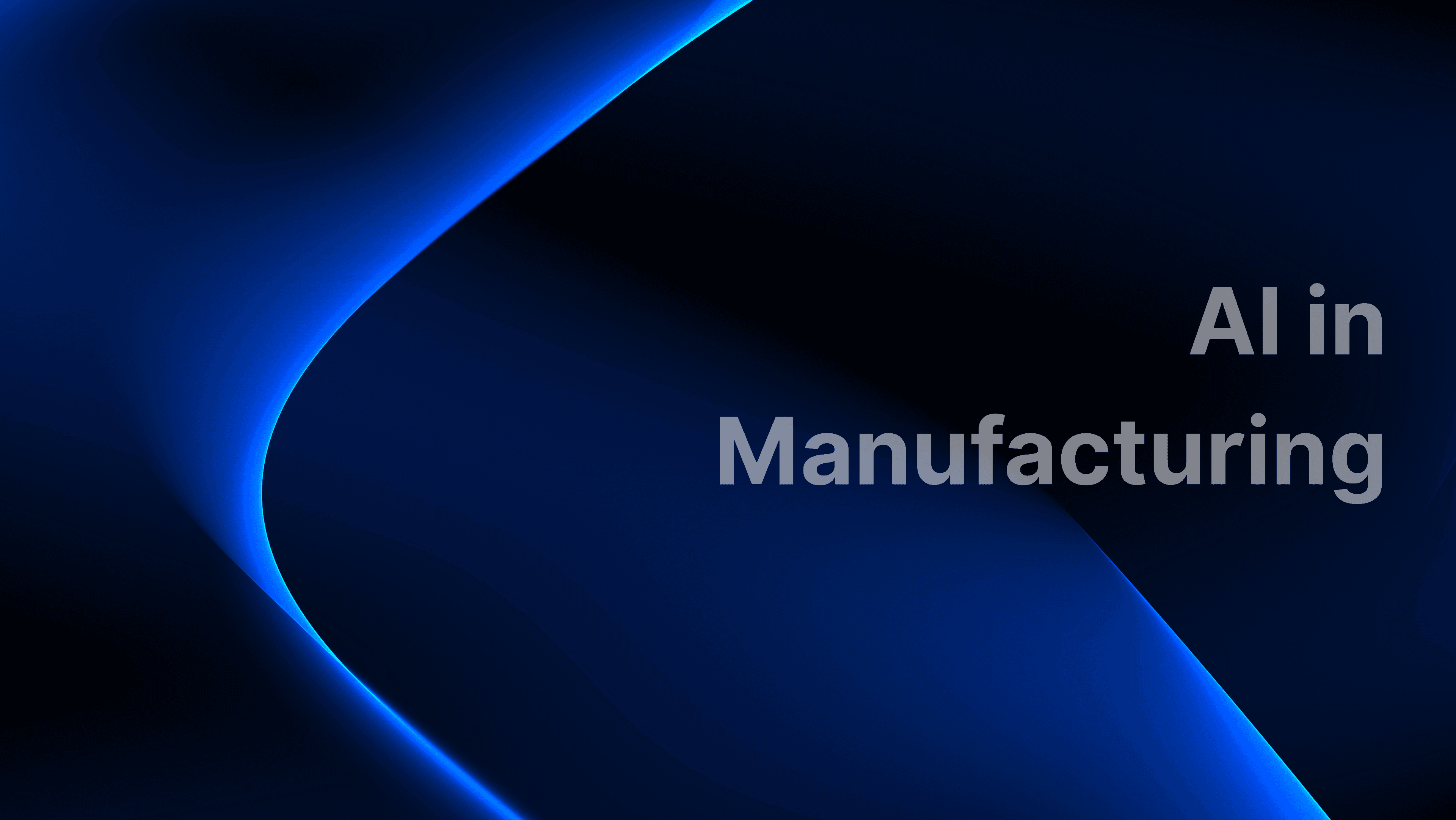 AI Solutions for Smarter Manufacturing Operations hero background