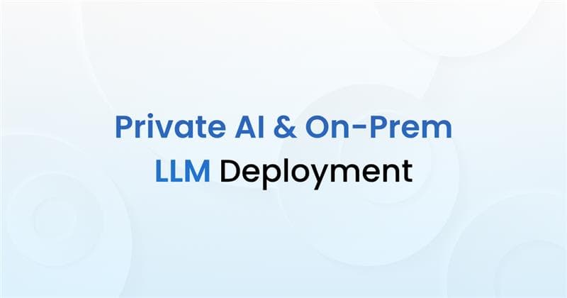 Private, On-Prem and Sovereign AI