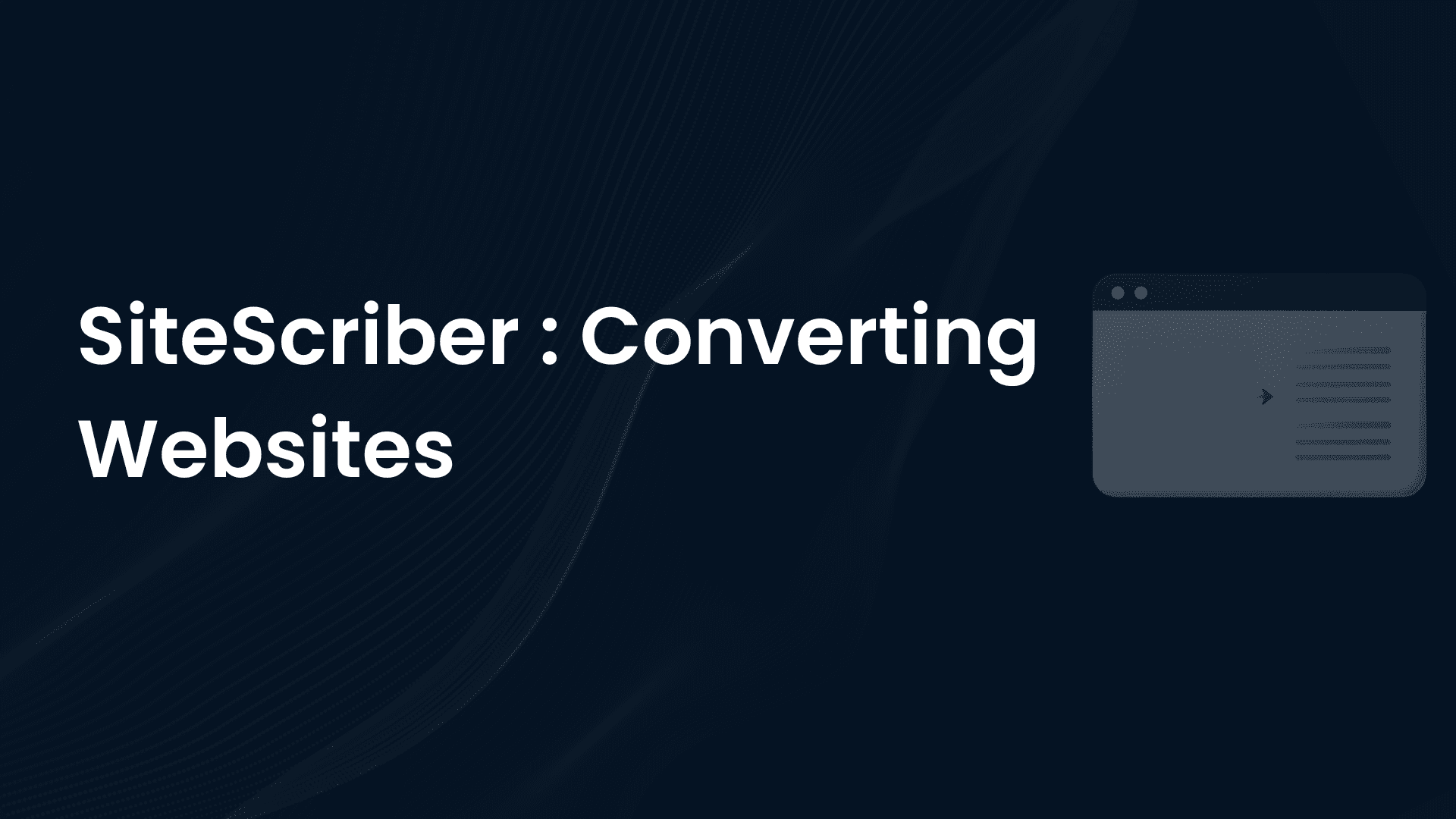 SiteScriber