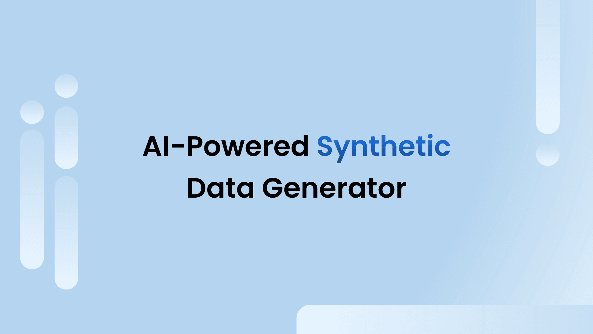 AI-Powered Synthetic Data Generator