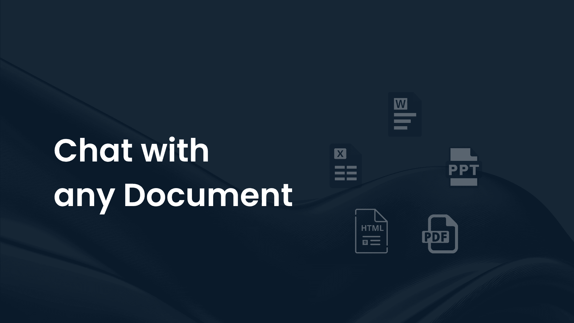 Chat with any Document
