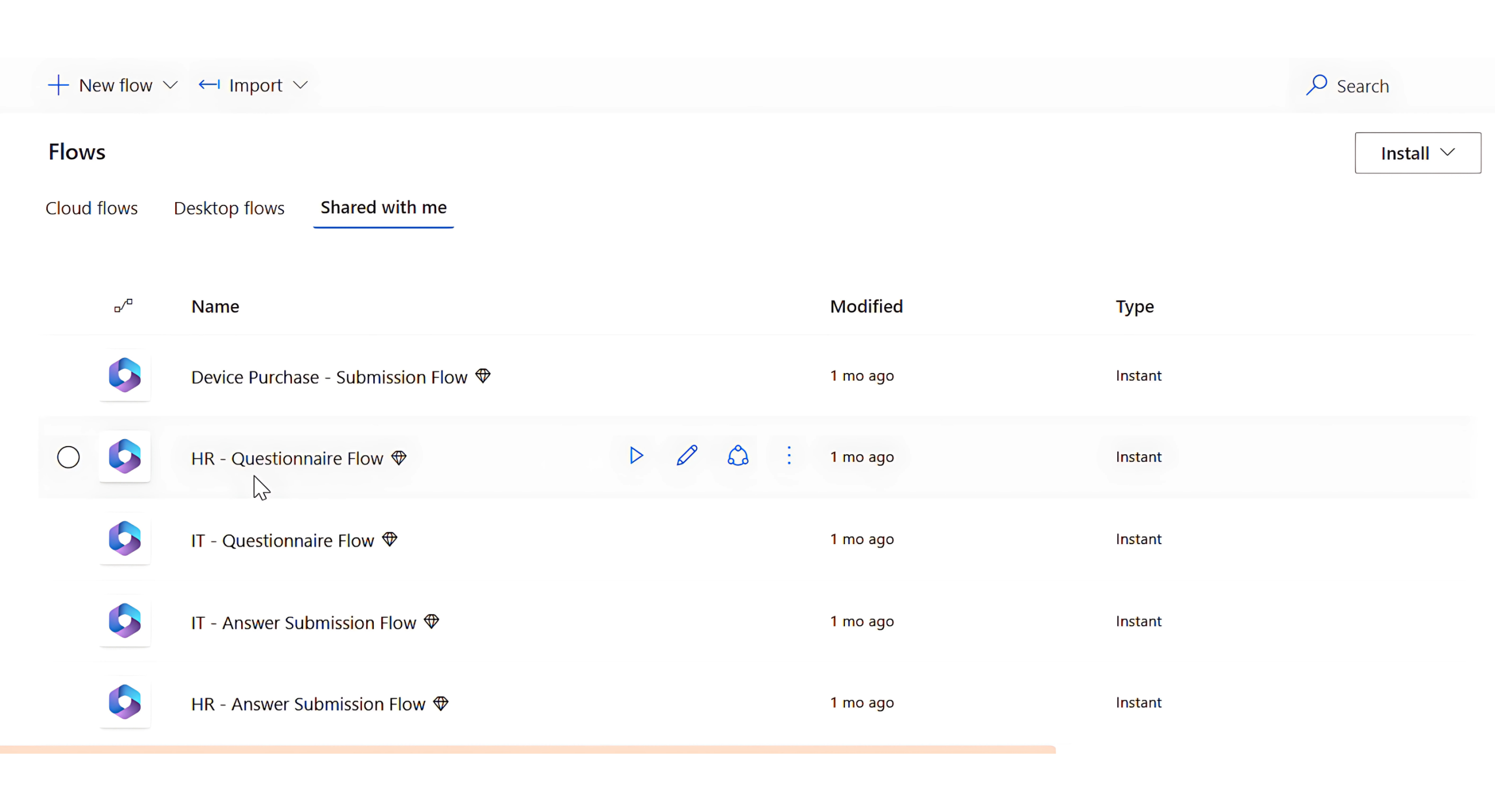 Defined Actions (Power Automate Based)