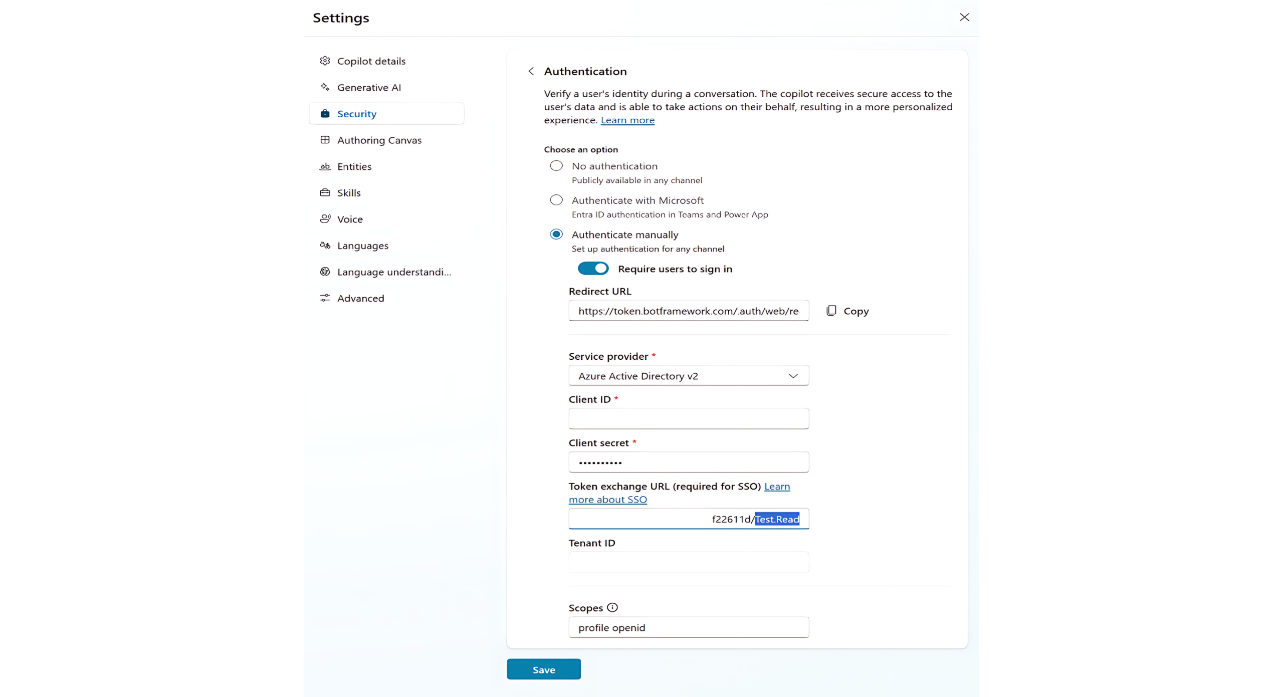 Setup Configurations and User Authentications